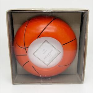 New in Box Sonoma Basketball Shaped Photo Picture Frame 3x3